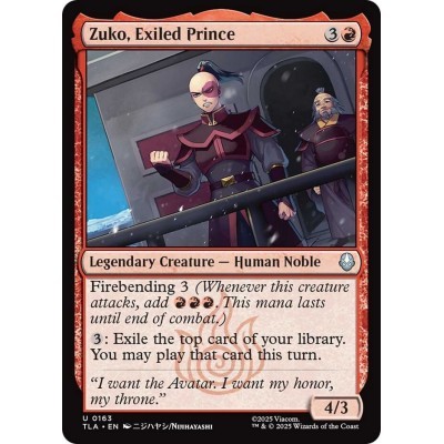 Zuko, Exiled Prince - TLA -...