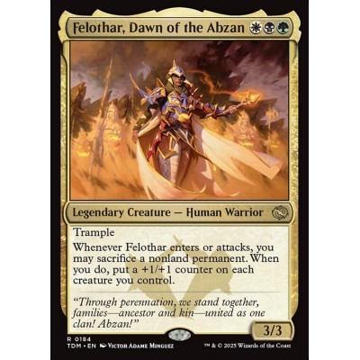 Felothar, Dawn of the Abzan...