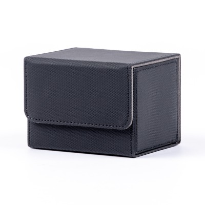 100+ Leather Deck Box – Black