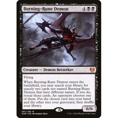 Burning-Rune Demon - KHM -...