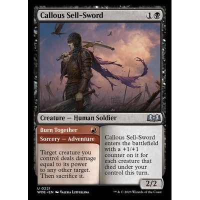 Callous Sell-Sword // Burn...