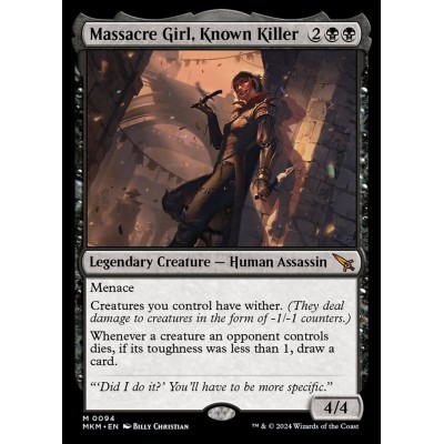 Massacre Girl, Known Killer...