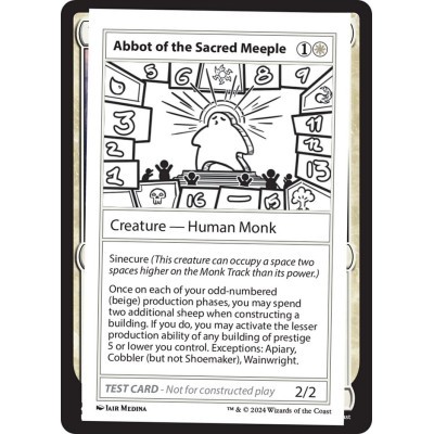 Abbot of the Sacred Meeple...