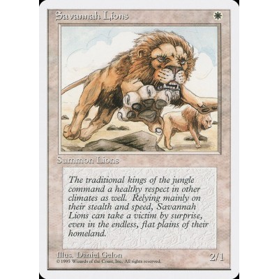 Savannah Lions - 4ED -...