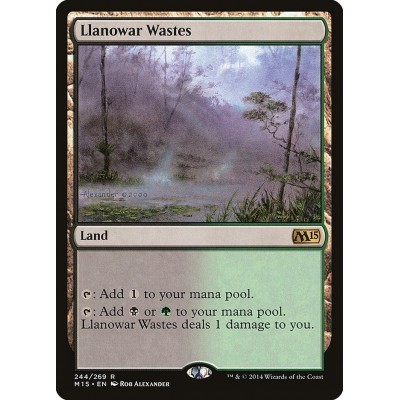 Llanowar Wastes - M15 -...