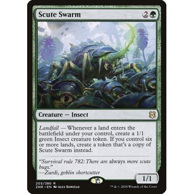 Scute Swarm - ZNR - Foil - ENG