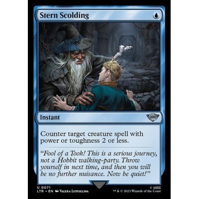 Stern Scolding - LTR - Foil...