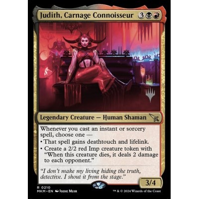 Judith, Carnage Connoisseur...